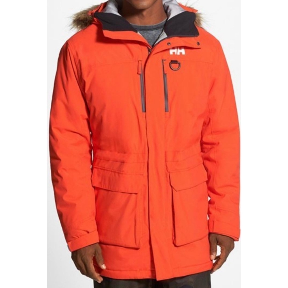Helly Hansen Arctic Large Legacy H2FLow' Parka with Faux Fur Trim